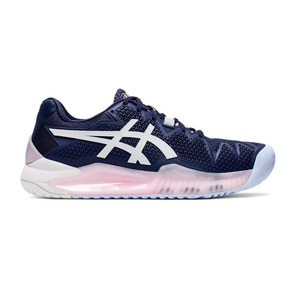 ASICS® (Women's 11 B) GEL-Resolution™ 8 Tennis/Pickleball Shoes in Peacoat/White